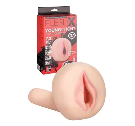 Masturbator-vagina sa vibracijama REALSTUFF YOUNG TIGHT