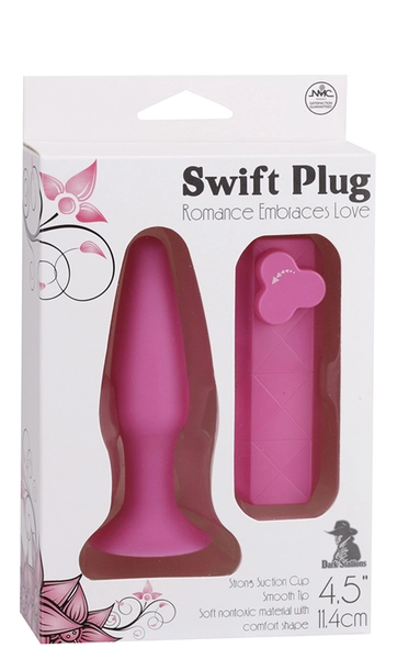 Rozova vibrovtulka sa daljinskim upravljačem 11,4 sm.