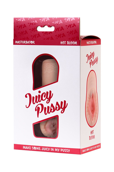 Masturbator realan TOIFA Juici Pussi Hot Bloom, vagina, TPR, telesni, 15 cm
