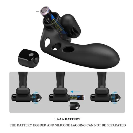 Vibronasadka na prst Orlando, Crna