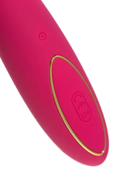 Vibrator sa vakuumskom talasnom stimulacijom jos Enila, silikon, roze, 23 cm
