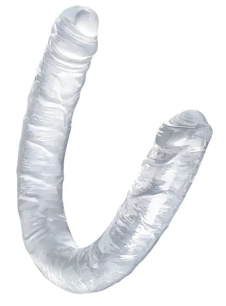 Dvostruki Dildo prozirni dvostrani Dildo-40 cm.