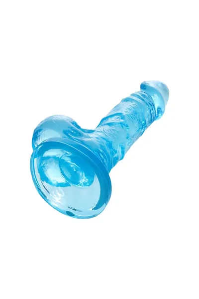 Realistični dildo a-Tois bi TOIFA Indi, TPE, cijan, 15,8 cm