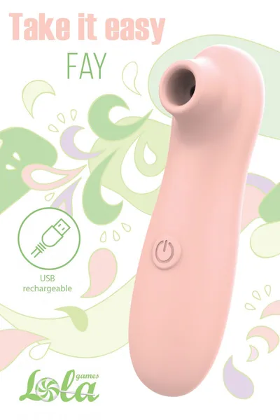 Take It Easi Fai Peach 9023-03lola punjivi vakuumski talasni stimulator