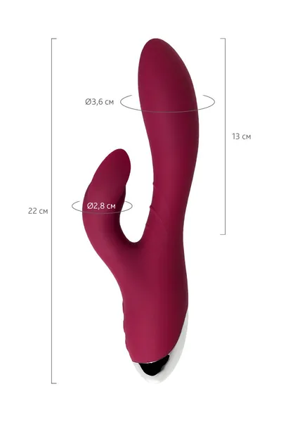 Vibrator sa klitoralnim stimulatorom eroina mion bordo