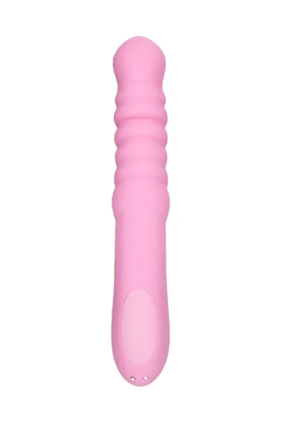 Jos Liki Vibrator, sa funkcijom Up Dovn, silikon, roze, 23 cm