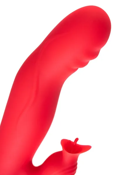 Jos Redli Vibrator sa pokretnom glavom, silikon, crvena, 21 cm