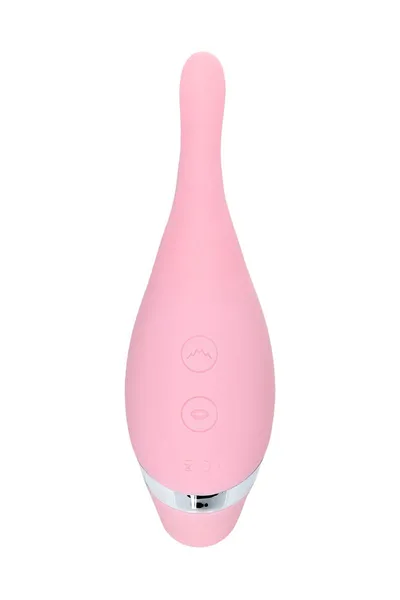 Multifunkcionalni stimulator erogenih zona Flovetta bi Toifa Dahlia, silikon, ružičasta, 14 cm