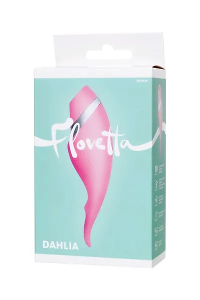 Multifunkcionalni stimulator erogenih zona Flovetta bi Toifa Dahlia, silikon, ružičasta, 14 cm