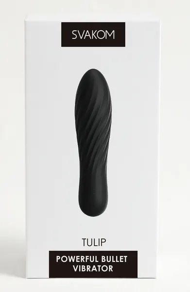 Tulip minivibropula za stimulaciju erogene zone, Crna