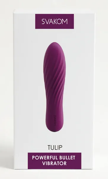 Tulip minivibropula za stimulaciju erogene zone, ljubičasta