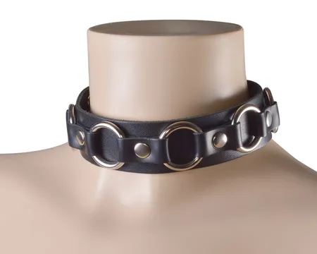 Crna kožna ogrlica Gospodar prstenova