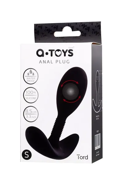 Analna čaura a-Tois bi TOIFA Tord s, silikon, Crna, 8,5 cm