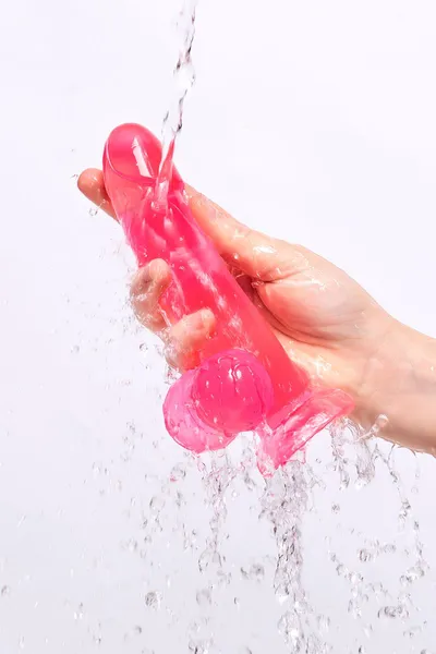 Realistični dildo a-Tois bi TOIFA Fush, TPE, roze, 18 cm