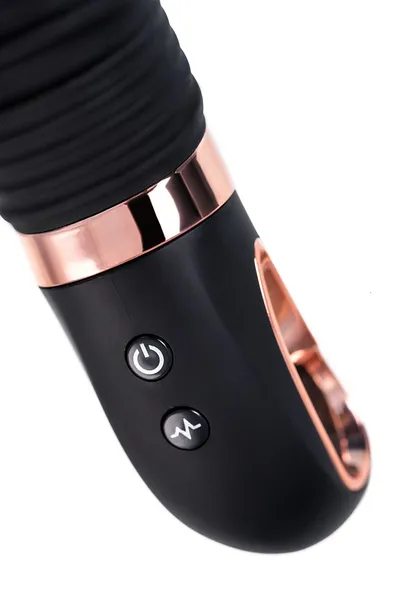 Nerealni vibrator VANAME D-Splash Hurricane, silikon, Crna, 22,5 cm