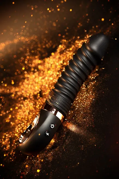 Nerealni vibrator VANAME D-Splash Hurricane, silikon, Crna, 22,5 cm