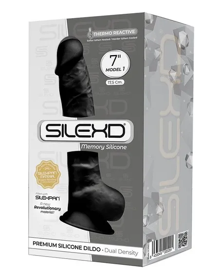 Silekd Dildo na usisnoj čaši model 1 (7), Crna