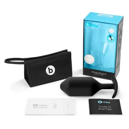 Profesionalni pluta za nošenje B-Vibe Snug plug 6 crna