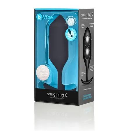 Profesionalni pluta za nošenje B-Vibe Snug plug 6 crna