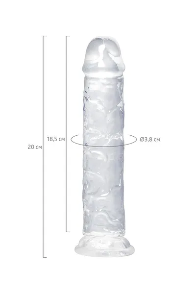 Dildo a-Toys by toifa Auri, TPE, transparentan, 20 cm