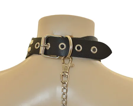 Ogrlica vesela Rodžer koža