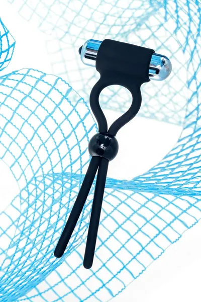 Laso na penisu a-Tois bi TOIFA ect, silikon, crno, 14 cm