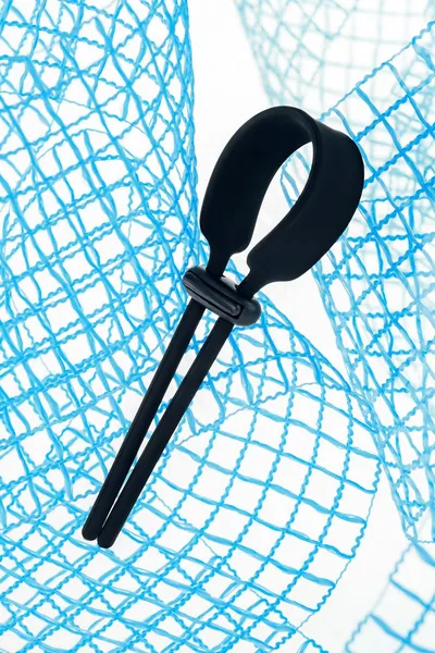 Laso na penisu a-Tois bi TOIFA Keb, silikon, crno, 14 cm