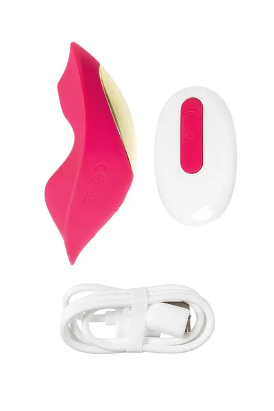 Jos Pimpit vakuum-talasna stimulacija gaćica, silikon, ružičasta, 9 cm