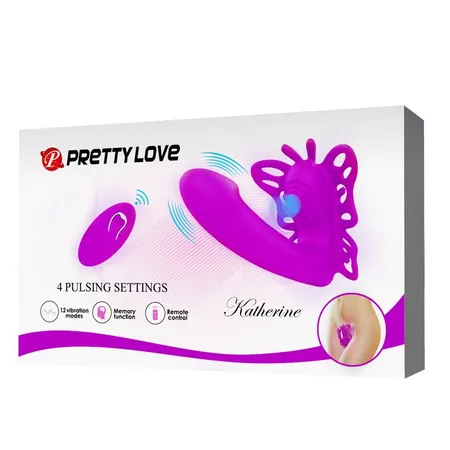 Vibrator sa klitoralnom i vaginalnom stimulacijom Pretti Love v