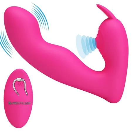 Pretti Love Vibrator sa vaginalnim i klitoralnim stimulacijama