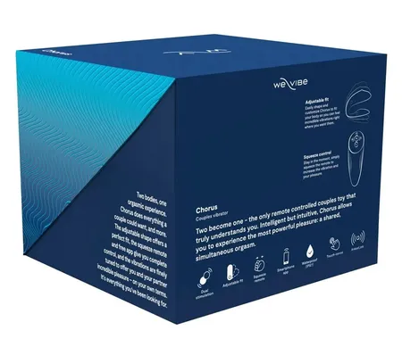 Ve-Vibe Chorus Cosmic Blue par vibromasažer osetljiv na dodir