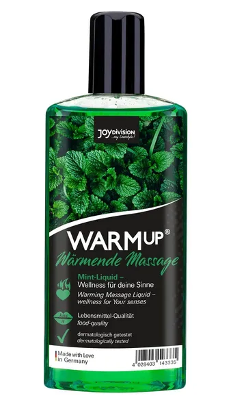 Массажное масло warmup mint с ароматом мяты .