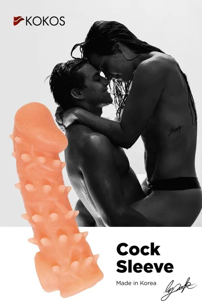 Dodatak za falus sa izbočinama i otvorom za CS skrotum.005 Medium