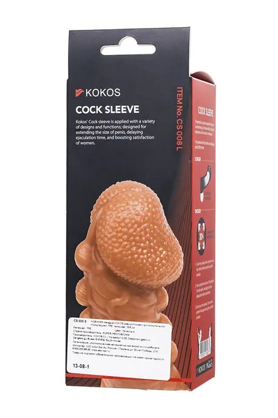 Dodatak za falus sa dva reda bkgorka i rupom za CS skrotum.008 Large