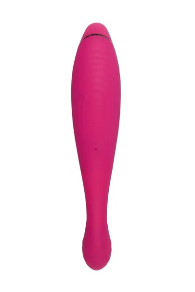 Vakuumski talasni stimulator klitorisa jos Danvi, silikon, roze, 21,5 cm