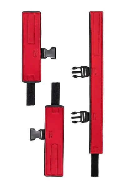 Ogrlica sa lisice TOYFA Theatre, PVC, crna, 44 cm