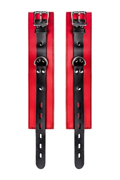 Okovi Toifa teatra na noge, koža, crvena, 28 cm