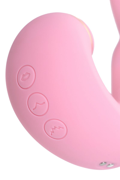 Jos juna multifunkcionalni stimulator klitorisa, roze, 15 cm