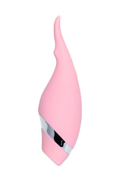 Multifunkcionalni stimulator erogenih zona Flovetta bi Toifa Dahlia, silikon, ružičasta, 14 cm
