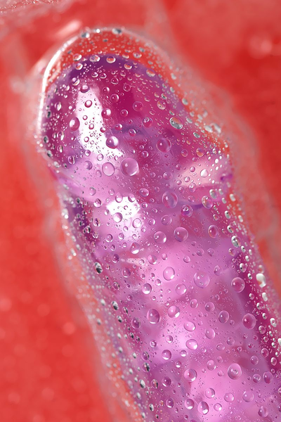 Realistični dildo a-Tois bi TOIFA Celiam, TPE, ljubičasta, 20,5 cm