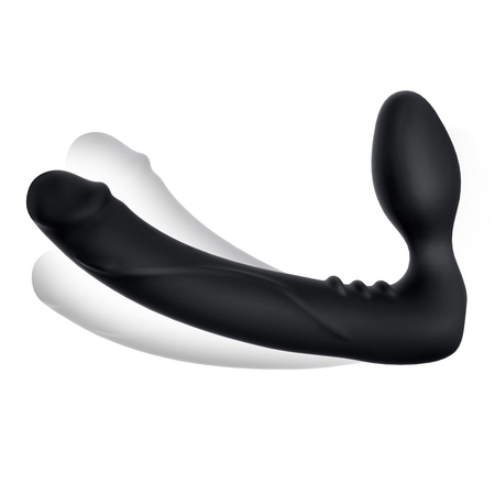Strapon sa vibracijama bez kaiševa, 17 cm