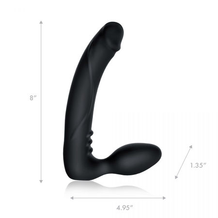 Strapon sa vibracijama bez kaiševa, 17 cm