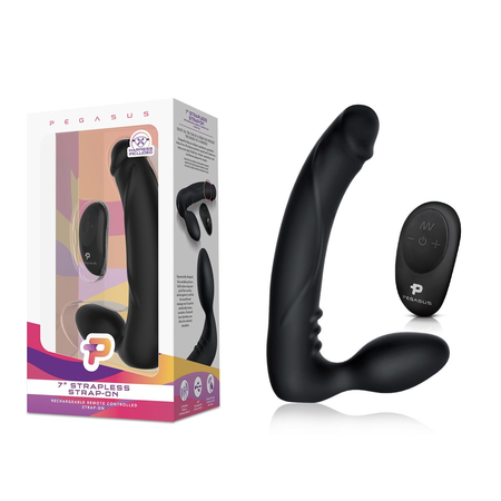 Strapon sa vibracijama bez kaiševa, 17 cm