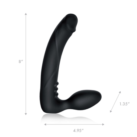 Strapon sa vibracijama bez kaiševa, 17 cm