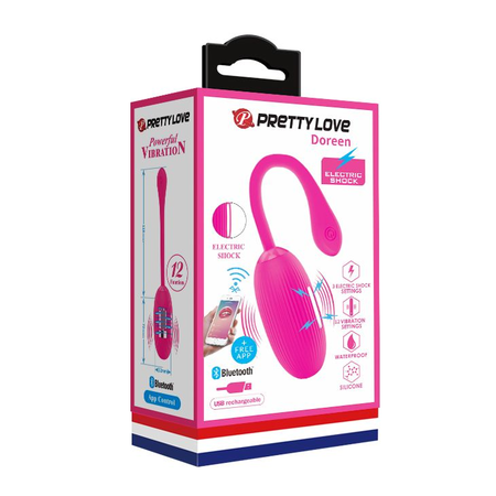 Vibrojajco sa električnom stimulacijom Pretty Love Doreen BI-014609HP