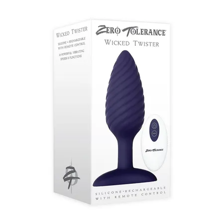 Zero Tolerance Vicked Tvister Analni čep sa vibracijom i daljinskim upravljačem