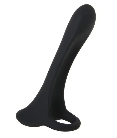 Crni brijač na penisu sa vibracijom Cock Armor-14 cm.