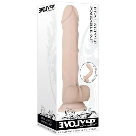 Evolved REAL SUPPLE Poseable Dildo flexibilan 24cm