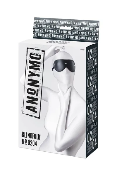 Anonimo Maska, PU koža, crna, 24 cm