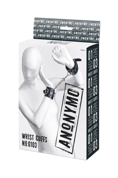 Anonimo lisice #0103, PU koža, crna